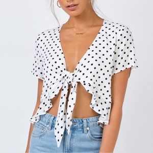 Princess Polly Tie Front Top